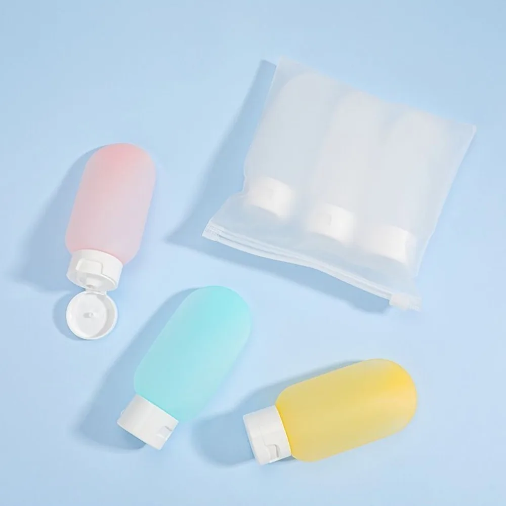 3PCS Portable Sub-bottling Cosmetics Sub-Bottle Plastic Shower Gel Mini Empty Container Skincare Squeeze Bottle Travel