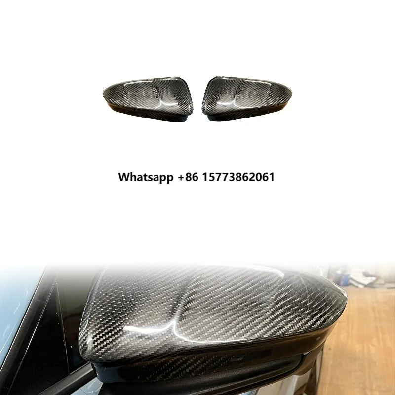

Taycan Rear View Mirror M Style Dry Carbon Fiber Body Kit Auto Parts for Taycan
