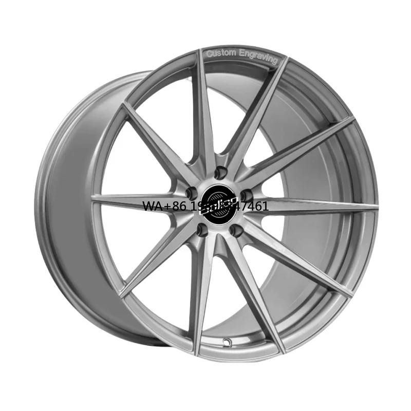New GL 17-22 Inch 5x114.3/112/120 Rohana Forged Aluminum Alloy Deep Dish Concave Design Brushed Finish Luxury Car Wheels for