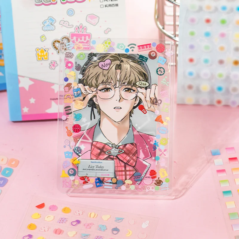 Mr. Paper 32 قطعة كتاب ملصقات PET ملون الحياة مادة مجلة أساسية صغيرة ، ديكور مجمع متعدد الاستخدام للمذكرات وغلاف البطاقات DIY #5