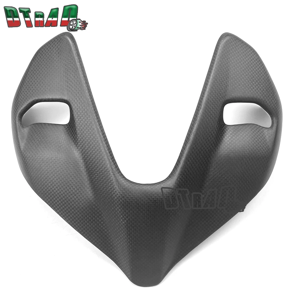 Voor Ducati Streetfighter V4 V4S V2 2020-2024 Koolstofvezel Front Stroomlijnkappen Bovenste Onderste Koplamp Cover Hoofd Kap Cover Cowl caps