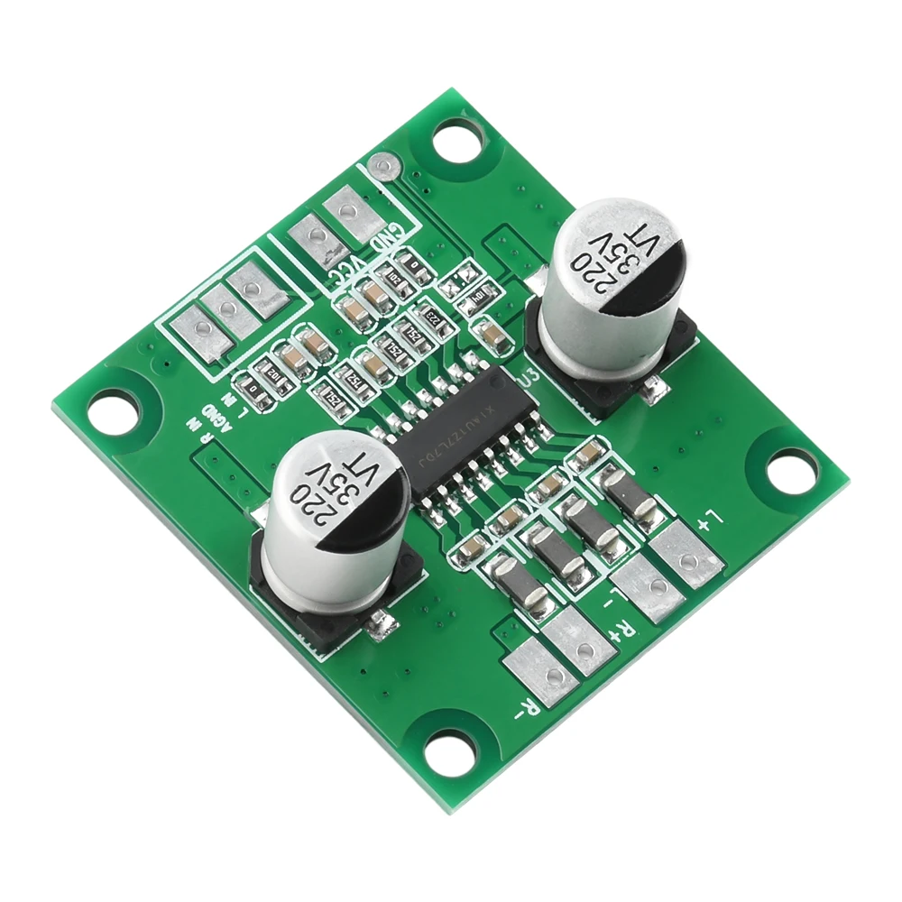 DC 7-25V 40W + 40W Digitales Leistungsverstärkermodul Stereo-Audioverstärker Power Pure Leistungsverstärkerplatine für Auto-Audiosystem – Detail 8