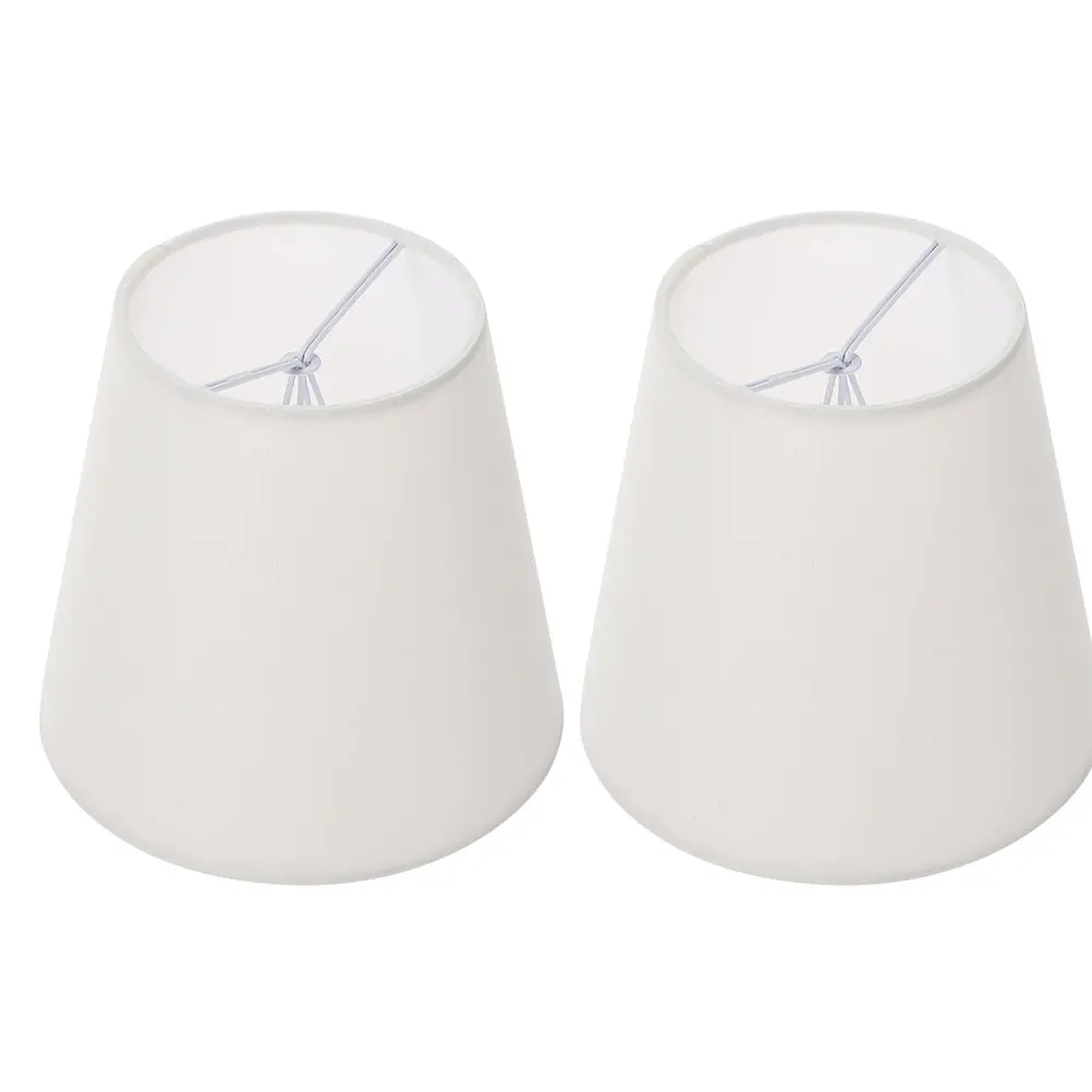 2Pcs Drum Lamp Shade Fabric Cover Soft Light Diffuser for Pendant Wall Table Floor Lamp Living Room Bedroom Pendant Light Shade