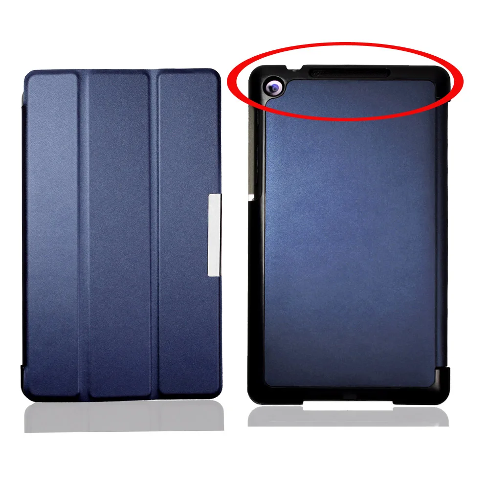Ultra Slim Leather Case For Google Nexus 7 2nd 2013 FHD with Auto Sleep Flip Folio Cover for K009 NEXUS7C ASUS Magnet Stand