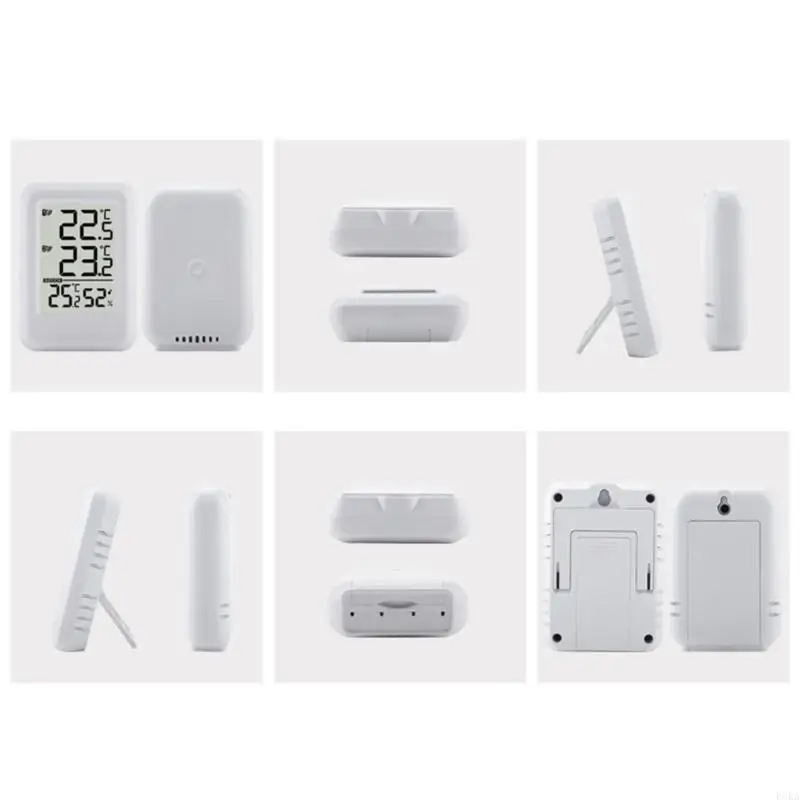 Advanced Wall Mount Wireless Weather Stations Digital Thermometers Hygrometer for Home Office & Greenhouses Monitoring