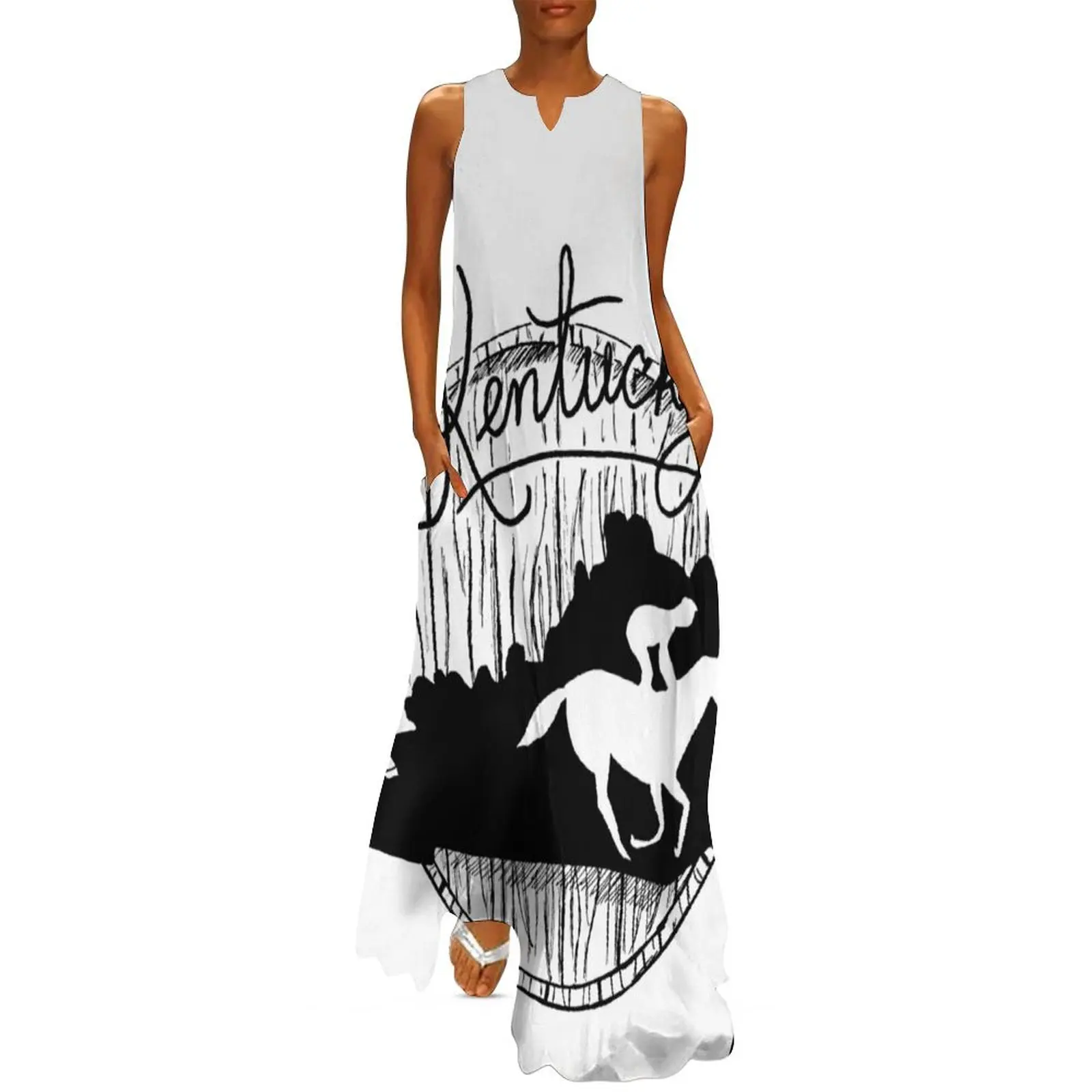 

Kentucky Long Dress Women's summer suit birthday dresses for women women's summer dress 2025 Women's summer dress