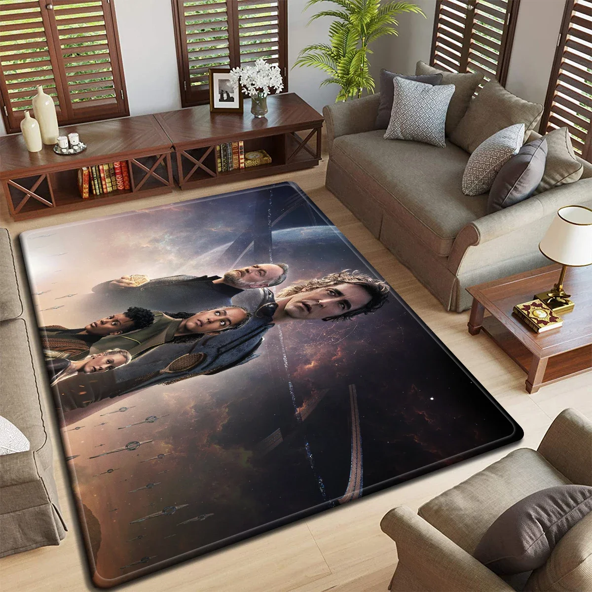 

Sci-fi movie TV F-Foundation Season Carpet Kitchen MatEntrance DoormatBedroom Floor Decoration LivingRoom Bathroom Anti-slip Rug