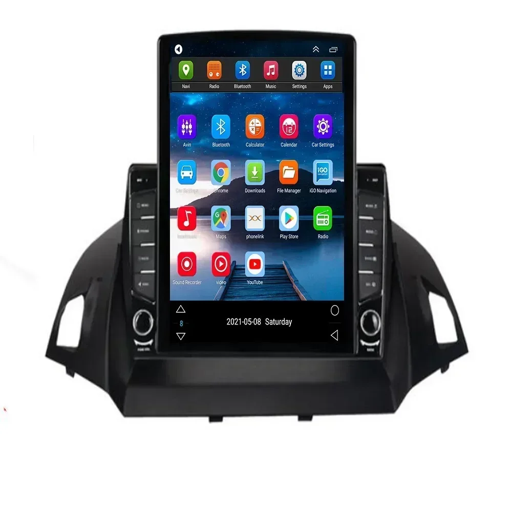 For Tesla Style 2Din Android 13 Car Radio For Ford Kuga 2 Escape 3 2012-2035 Multimedia Video Player GPS Stereo Carplay DSP RDS