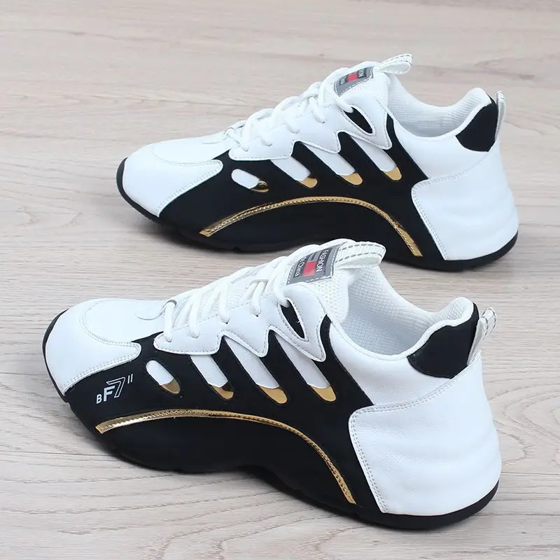 New Casual Sports Shoes for Men and Women Breathable Walking Shoes Soft and Lightweight Soft Leather Outdoor Sports Shoes