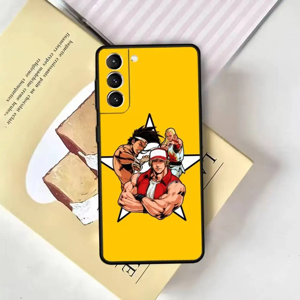 Funda de teléfono Game S-Street-F-FighterS para Samsung GalaxyA13,21s,22,31,32,52,53,71,72,73, funda negra suave