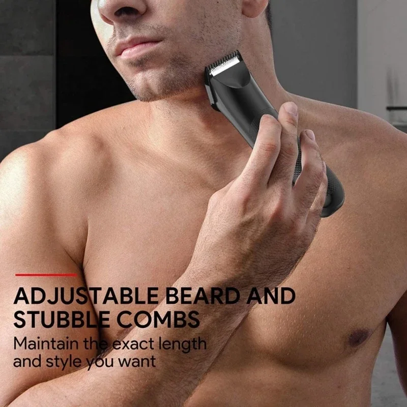 Men's Hair Removal Trimmer for Intimate Areas - Groin Epilator Razor