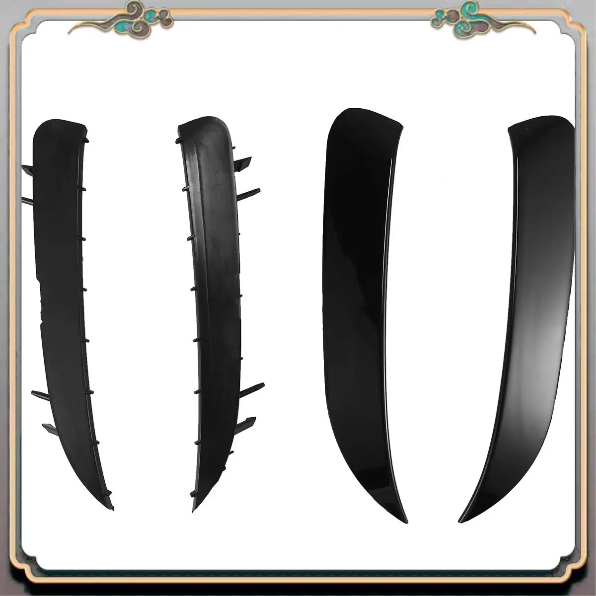 

Reliable-Rear Bumper Surrounds Air Outlet Tail Wind Knife Modified Exterior For-Mercedes-BENZ CLA Sport 2014-2019