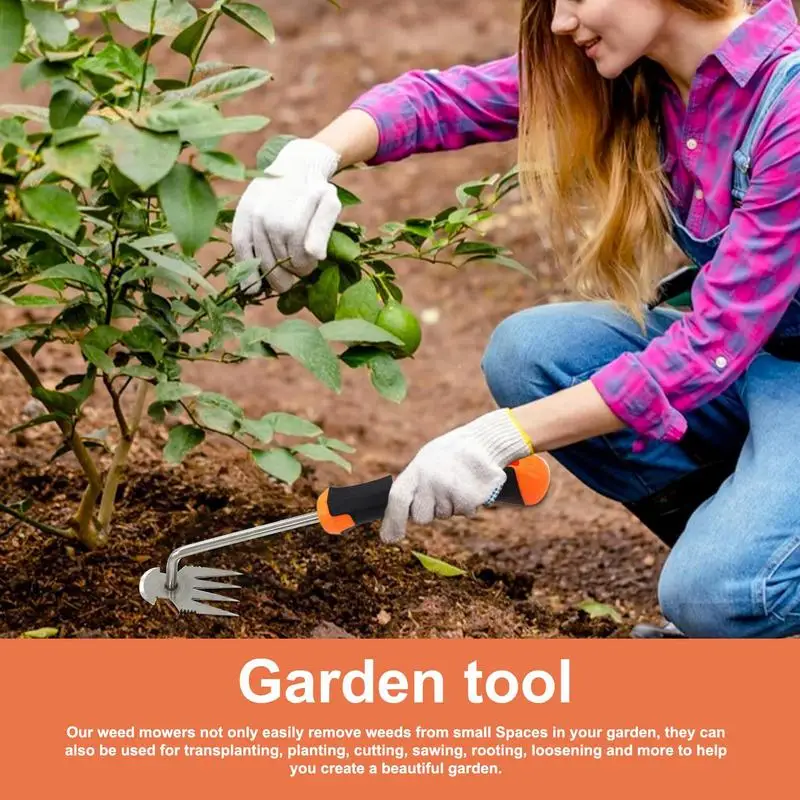 

Weeding Tool Metal Manual Weeder Remover Gardening Accessories Root Weeding Fork Grass Extractor Tool For Digging And