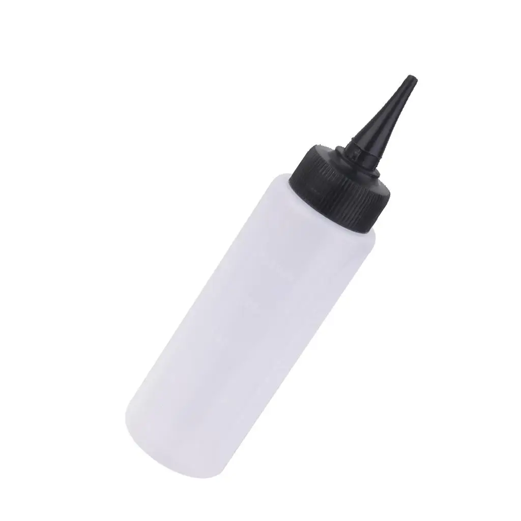 Plastic 150ml Salon Hair Color Hairdressing Squeeze Applicator Measuring Bottle Scale Hairdressing Tool High Quality Plastic