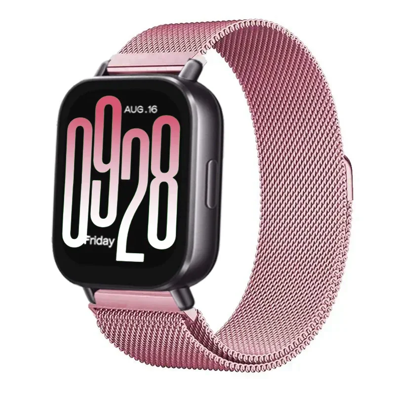 22mm Milanese Strap for Xiaomi Redmi Watch 5 Active/Redmi Watch 5 Lite Bracelet Loop Band for Huawei Watch GT4/GT5-Pro Wristband
