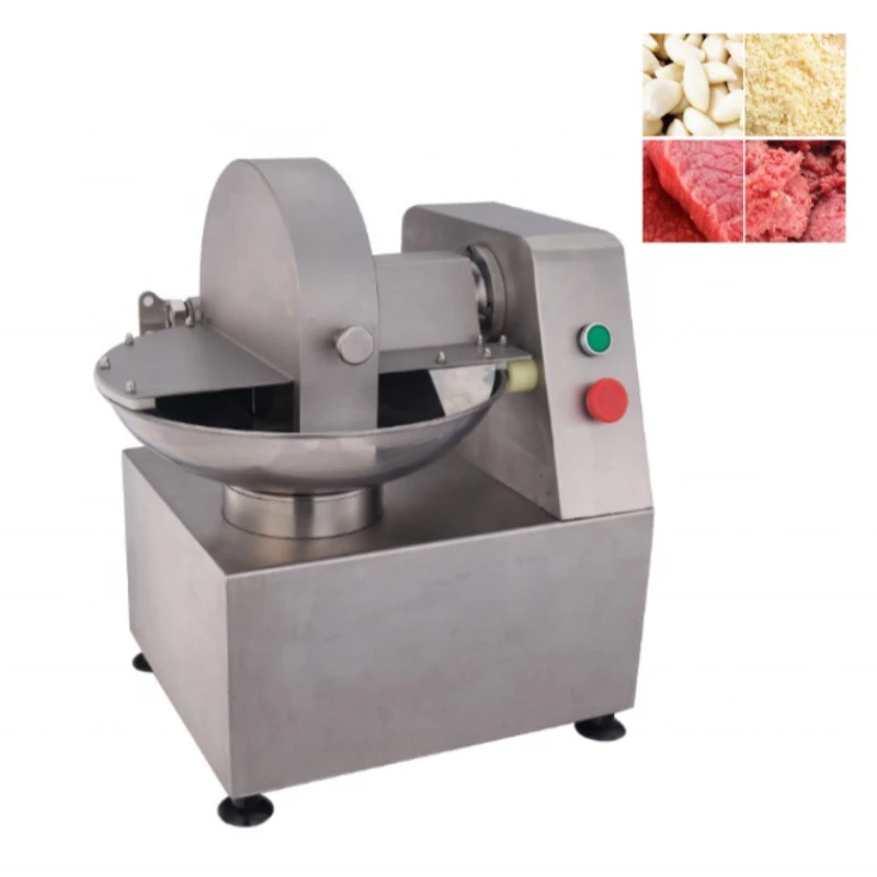 Automatic electric vacuum meat bowl cutter, food chopper, vegetable mixer