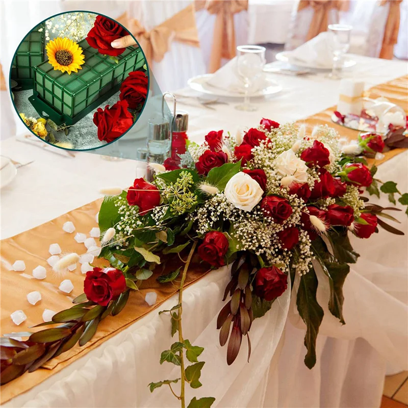 

ABXF-Клетка из пенопласта с цветочным принтом, 6 упаковок цветочных блоков из пенопласта для цветов, держатель для цветов с цветочной пеной, чаша для клеток из пенопласта