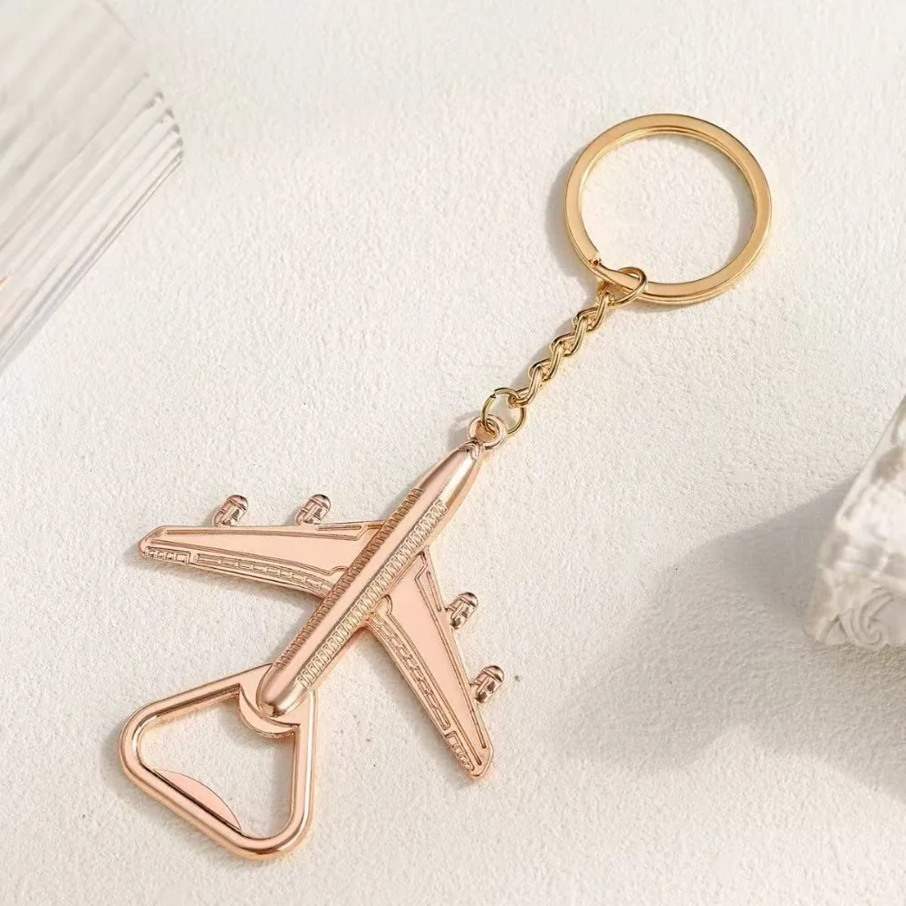 Kreativer Personalisierter Schlüsselanhänger Metall-Flugzeugmodell Flaschenöffner Schlüsselring Kompakter Vintage-Schlüsselanhänger Exquisites Geschenk Taschenanhänger – Detail 5
