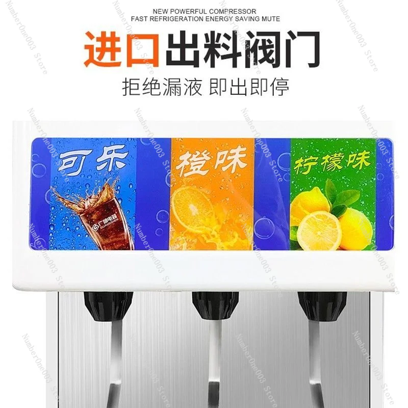 Coke Machine Commercial Carbonated Beverage Three-Valve Four-Valve Bar Counter Cold Drink Milk Tea Fresh Mixer Large