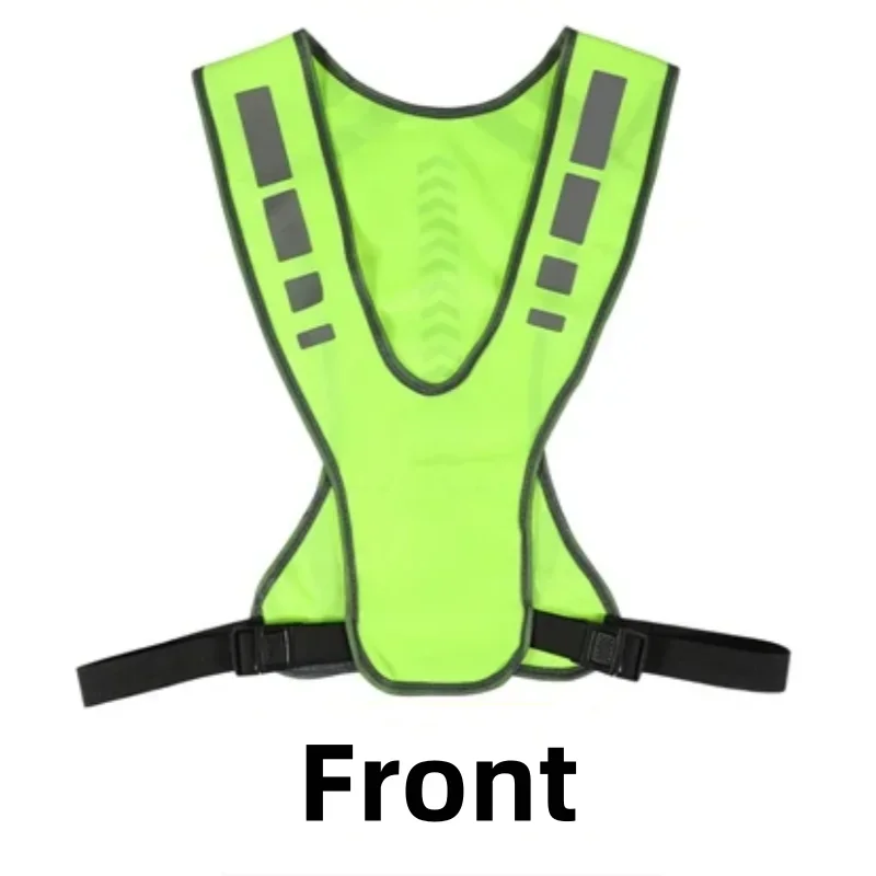 High Visibility Reflective Motorcycle Cycling Vest Night Running Safety Coat for Men Women Safety
