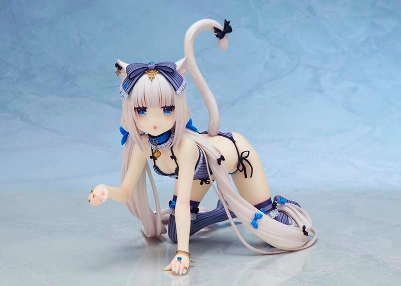 FLARE Original:Nekopara chocolate Vanilla pajamas VER.1/8 PVC Action Figure Anime Figure Model Toys Figure Collection Doll Gift