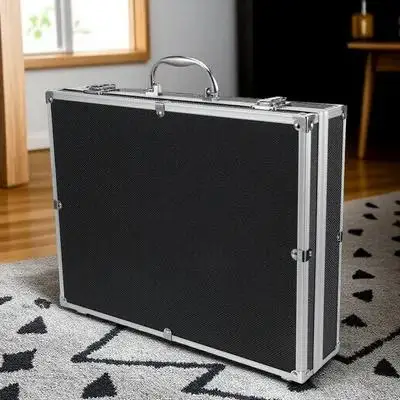 

Mic Case Heavy Duty Protective Carrying Case for Wireless Microphone with Handle Compact Storage Box for Mic Cables Silicone