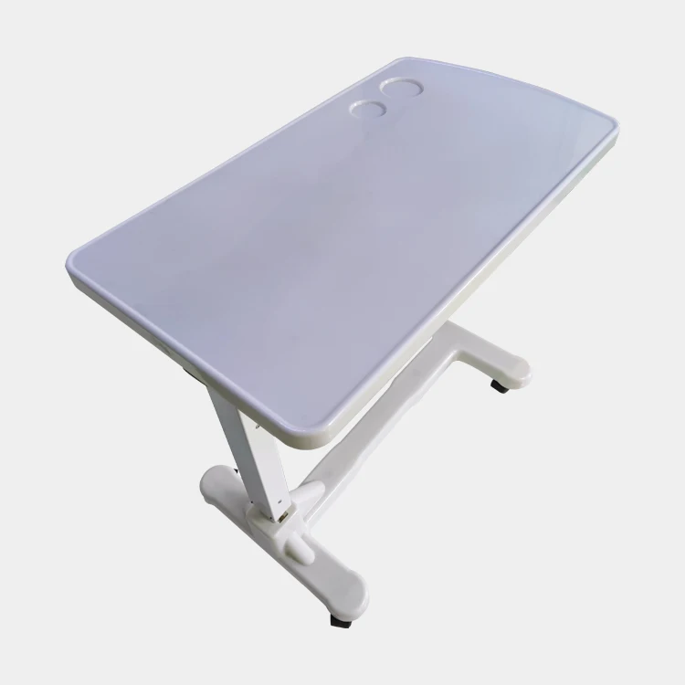 طاولة بجانب السرير على عجلات - 5 أفضل طاولات بجانب السرير فوق السرير للمعاقين وكبار السن 7 طاولة مستشفى فوق السرير قابلة للإمالة #2