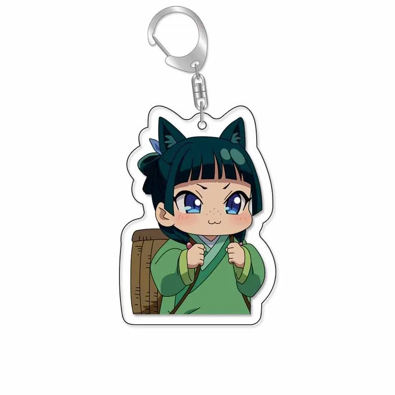 Mao Mao Popular Anime 2D Peripheral Transparent Acrylic Keychain Backpack Pendant Comic Exhibition Gifts Keychain Collection