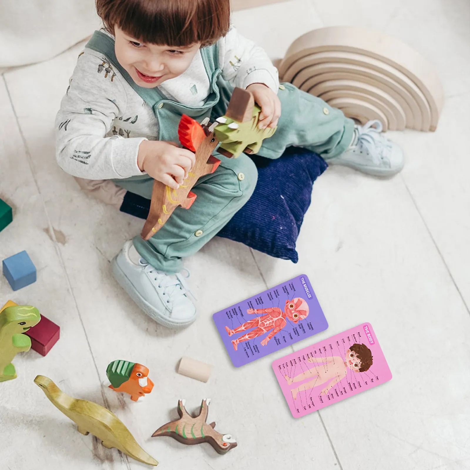 1Set Human Body Part Puzzle Educational Jigsaw Plaything Creative Early Learning Puzzle Child Development Game for Hands-on