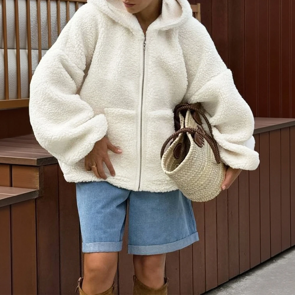 

Женское осенне-зимнее пальто с длинными рукавами, однотонное свободное пальто, модная удобная верхняя одежда