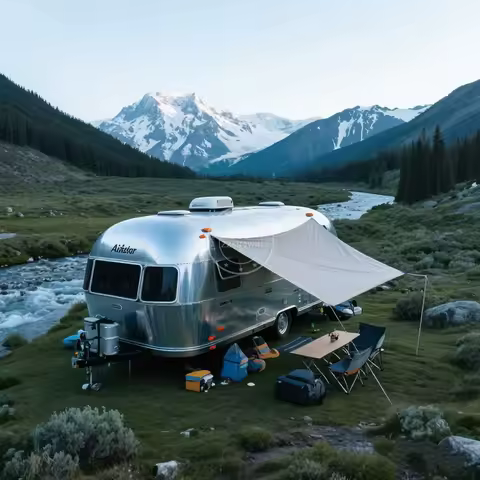 Europe Standard Travel RV Mobile Trailer Camper Caravan Food Truck with Full Kitchen Equipment Camper Trailer Caravans