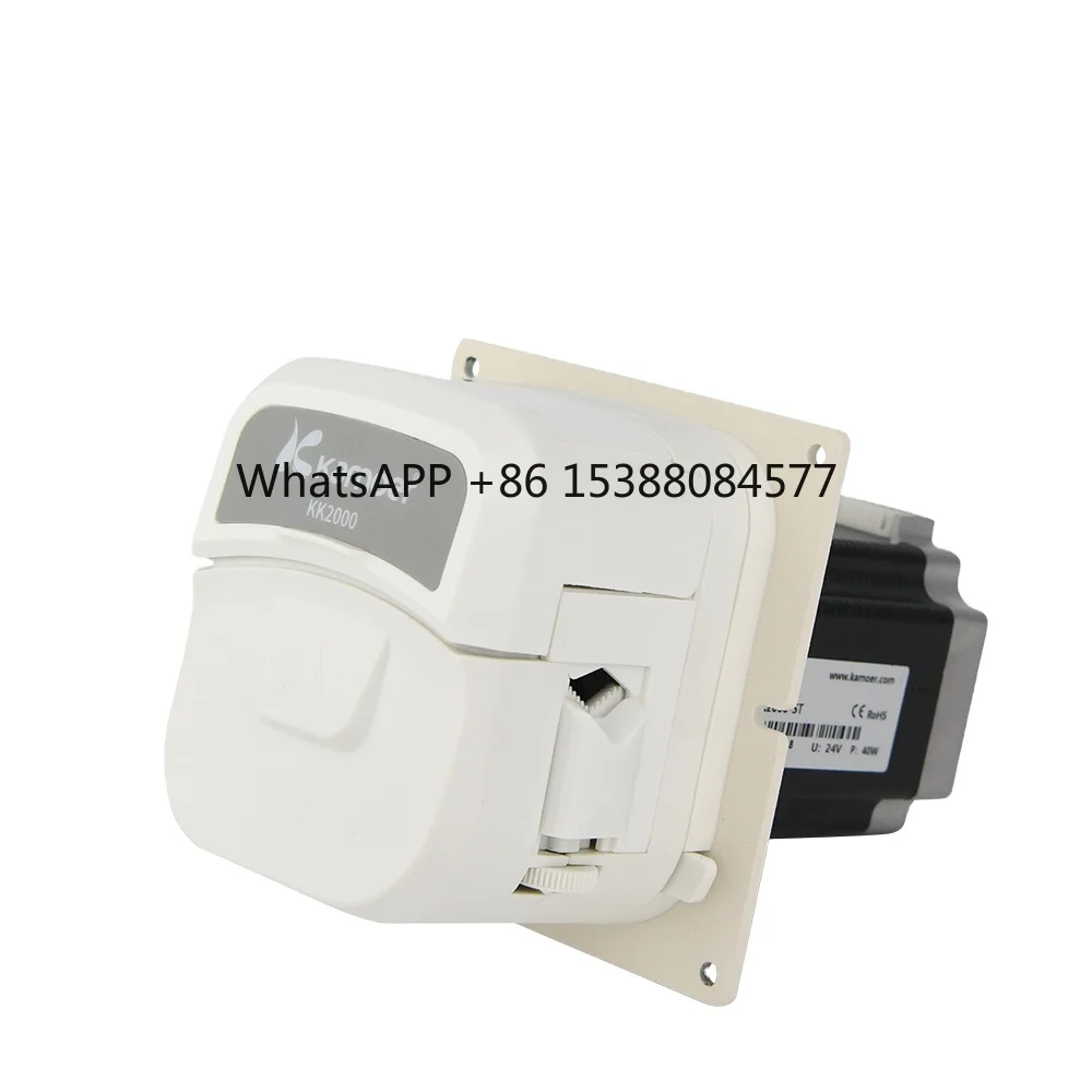 

Kamoer 700-2000ml/min KK2000 24V DIY Peristaltic Liquid Pump with Stepper Motor Self-priming Pump Laboratory Peristaltic Pump