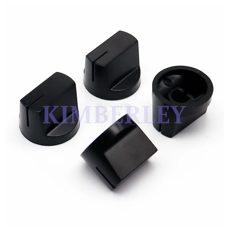 10PCS Potentiometer Knob Cap Plastic Knob Switch Cap two-color Knob Power Amplifier Sound Volume Adjustment Knob Cap