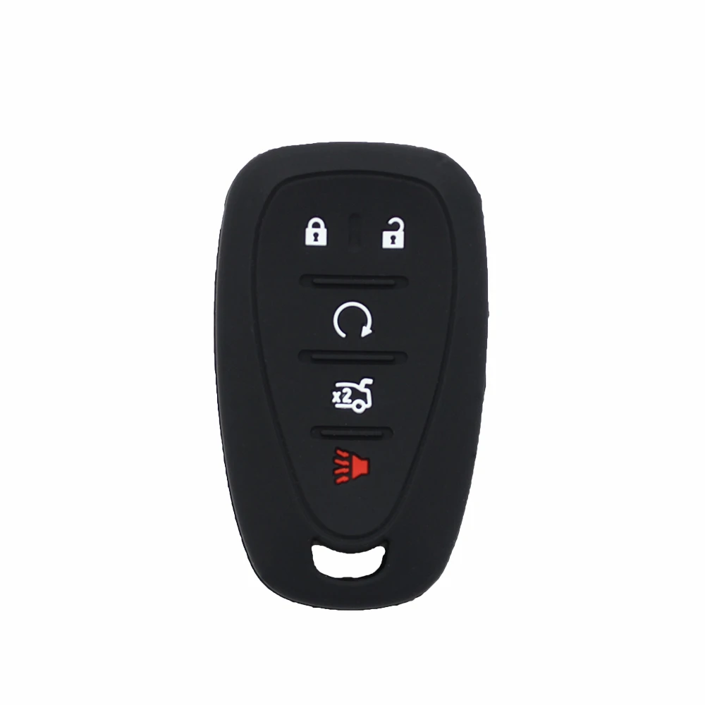 Keyfob Soft Silicone Key Cover Case for Chevy Traverse Cruze Chevrolet Equinox Malibu 2/3/4/5/6 button Silverado