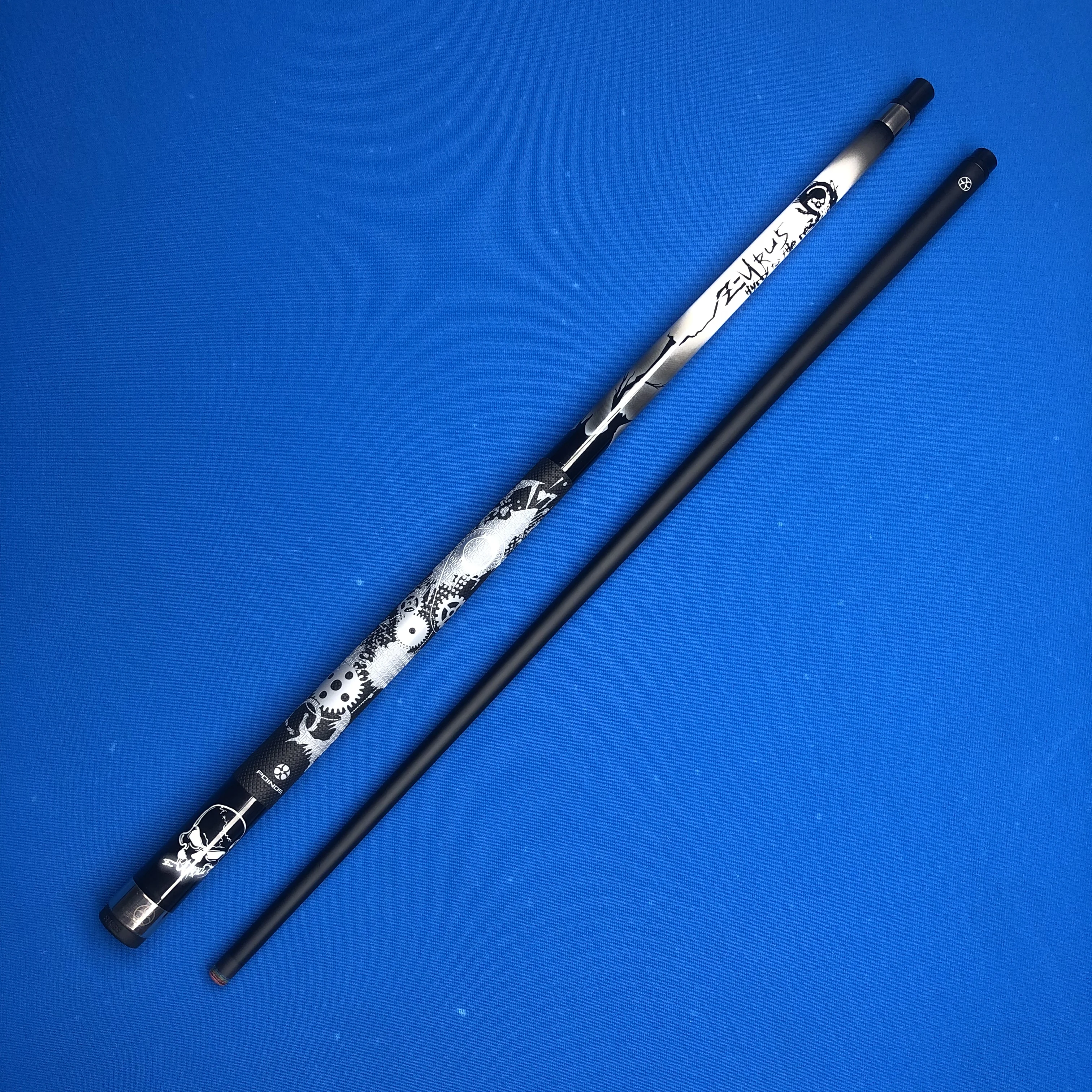 

Professional Carbon Fiber Pool Cue 12.5mm Quick Release Joint Multi-Layer Rainbow Tip for Billiards