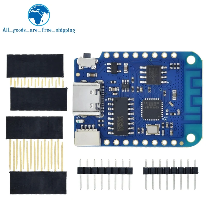 1/5PCS WEMOS D1 Mini V4.0.0 TYPE-C USB WIFI Internet of Things Board based ESP8266 4MB MicroPython Nodemcu Arduino Compatible image 3