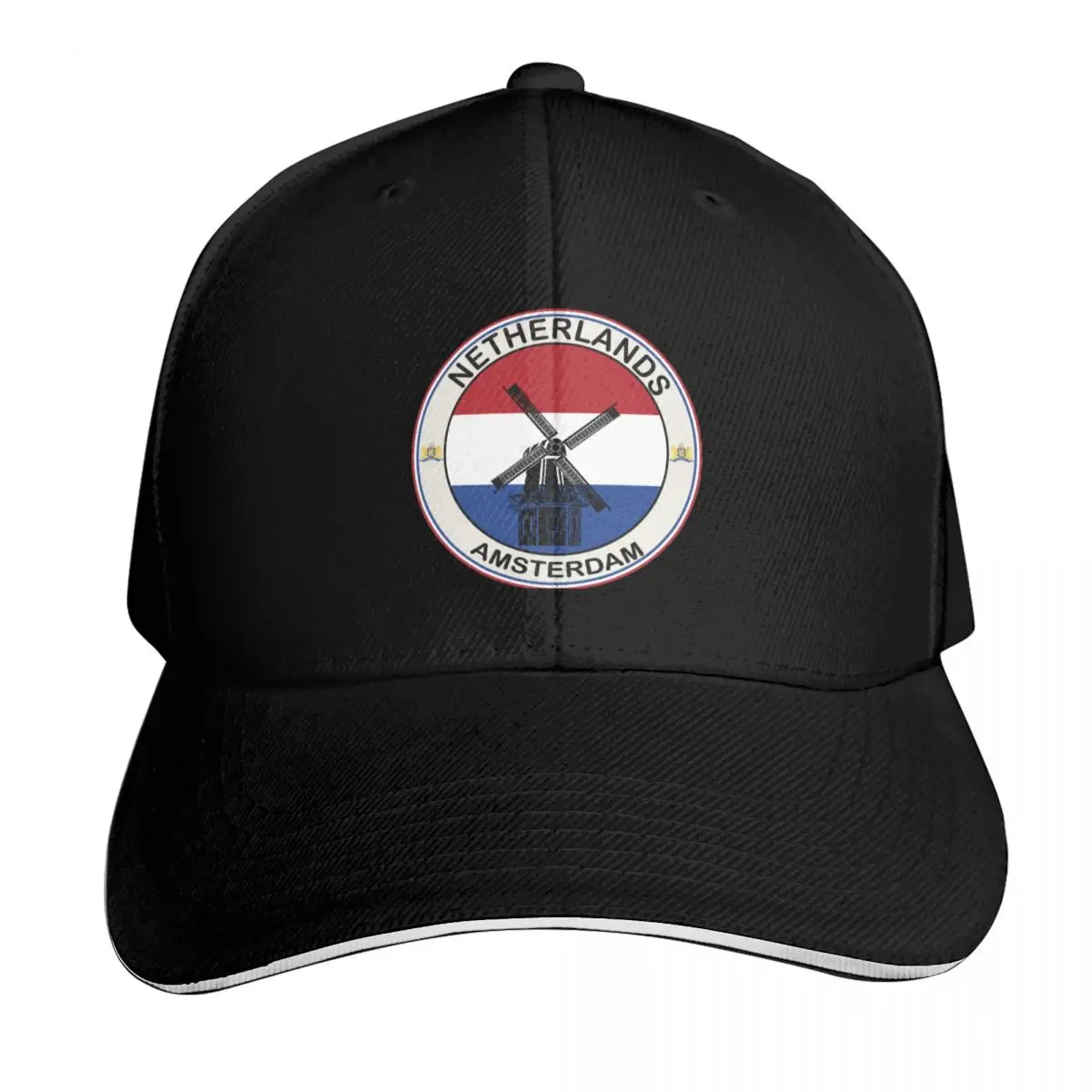 Netherlands Emblem Baseball Cap foam party Hat Hat Baseball Cap golf hat genuine Sunscreen Golf Men Women's