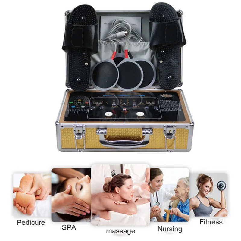 

Physiotherapy Instrument Bioenergy Massage Machine Bioelectric Meridian Dredge Pulse Bio Electric Body Massager for Spa Salon