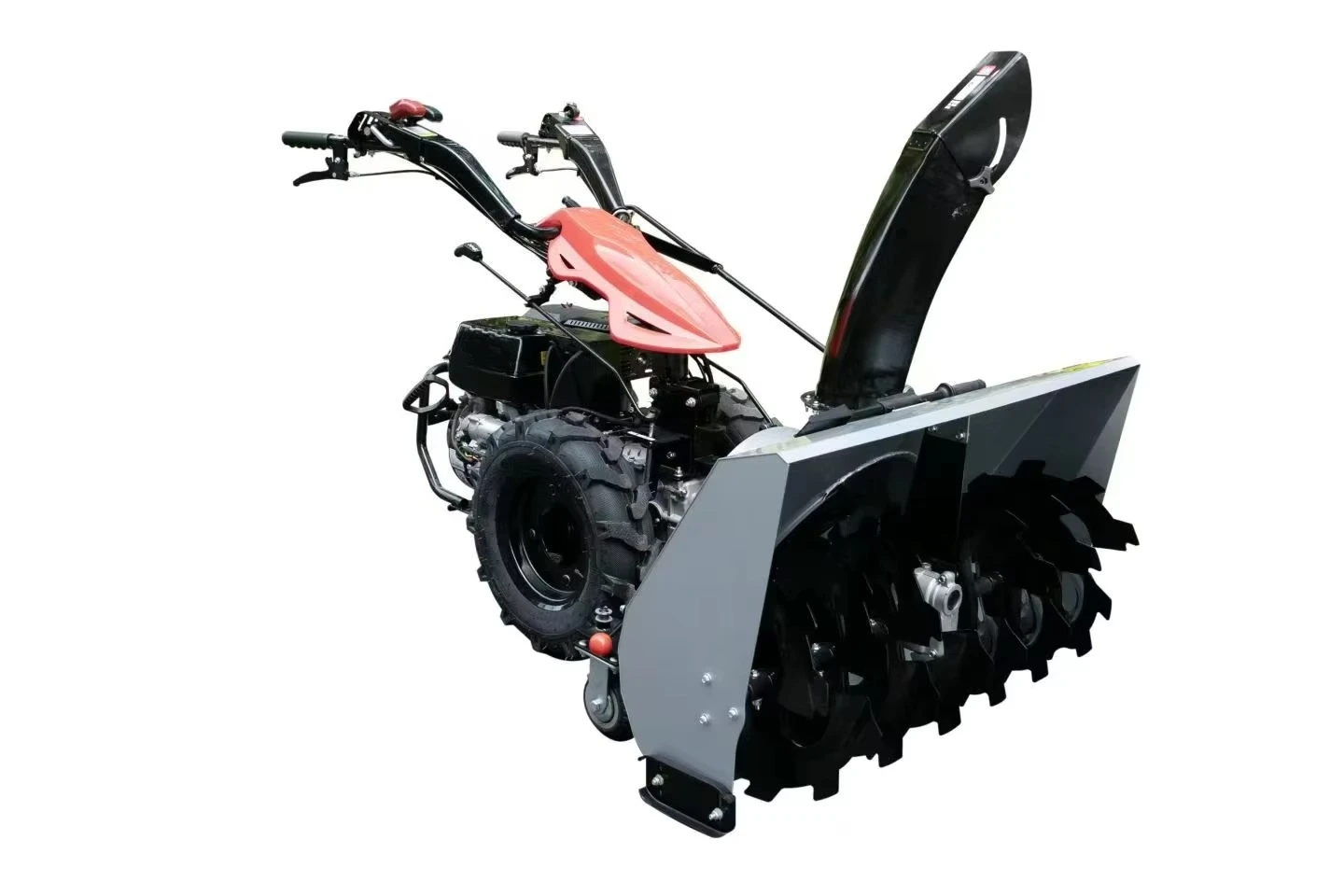 Best Selling Lutong Winter High-power /Electric Mini Snow Blower 6.5 Motor Gear Core 80 cm Rolling Brush Snow Sweeper view 4