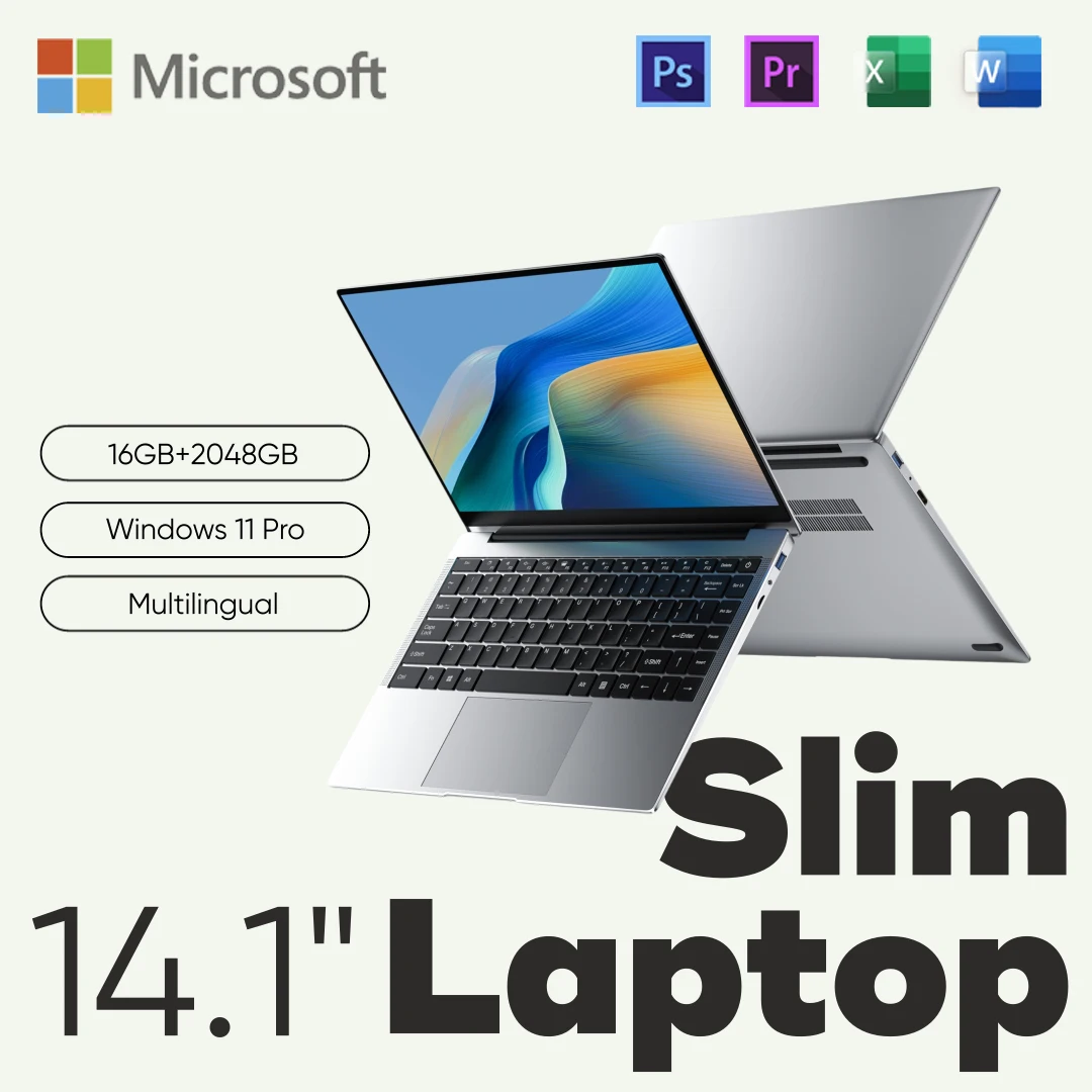 �y�Z�[�����z�V�^14.1�C���`�m�[�g�p�\�R�� Intel N3700���� 16GB RAM+1024GB ROM ���z���X�N���[�� PC Windows 11 Office���� �G���^�[�e�C�����g�����y�ʃm�[�g�p�\�R��