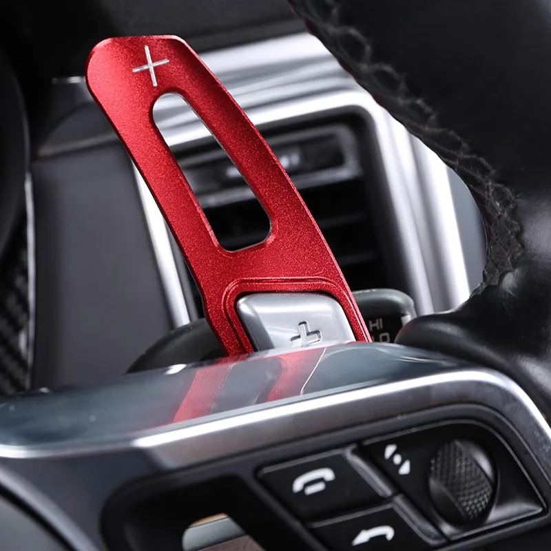 Aluminum Alloy for Porsche Cayenne Macan 718 Car Steering Wheel Paddle Shifter Lever Interior Accessories Car Shift Paddle