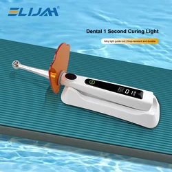 Dental-härtende LED-Lampe, kabellos, 1 Sekunde Heilung, Licht 800–1400 mW/cm2 Zahnmedizin-Ausrüstung
