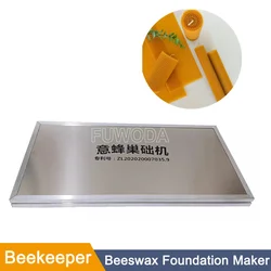 Aluminum Alloy Beeswax Foundation Machine Printer Free Release Agent Bee Wax Comb Beeswax Embossing Mold Machine