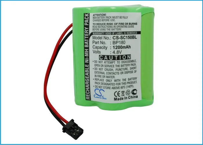 Battery For Radio Shack BP120 BP150 BP180 BP250 Sportcat BP120 BP150 BP180 BP250  Trunk Trackers BP120  BP150  BP180