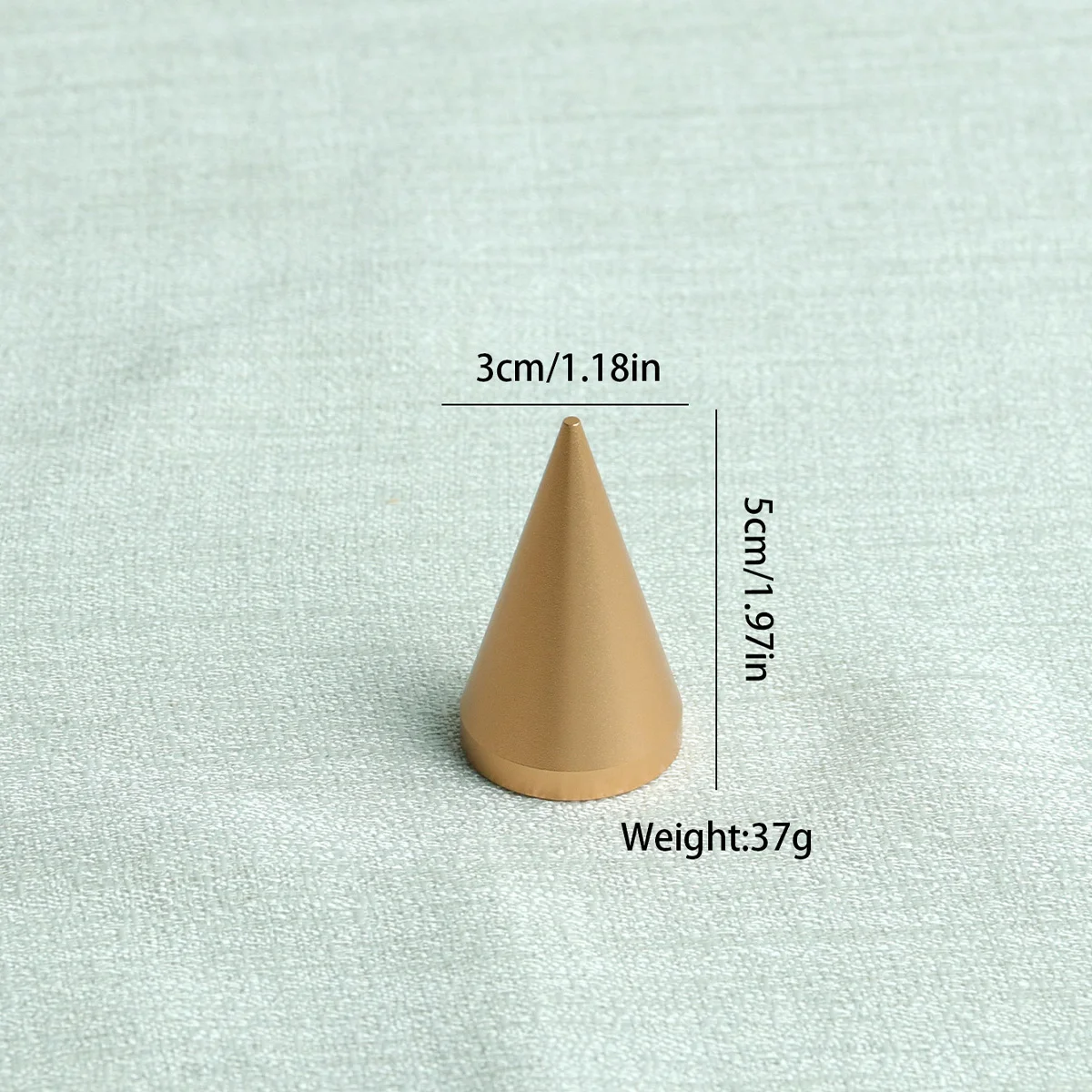 Beige Jewelry Display Props with Metal Base