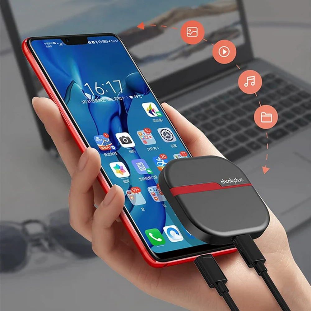 LENOVO-Disque Dur Externe Thinkplus, Capacité de 512 Go, 1 To, 2 To, Type C, Vitesse de Lecture PSSD, Jusqu'à 2000 MBumental, USB 3.2, Isabel 2