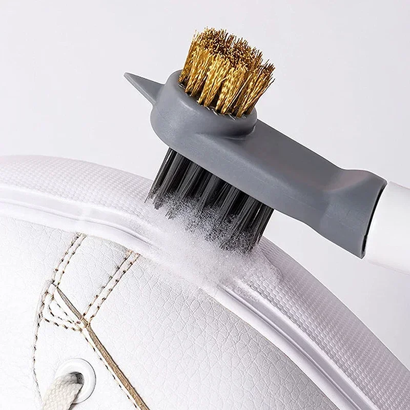 Professional Cleaning Shoe Brush, Multifunctional Long Handle Shoe Brush Cleaner, Hangable Soft Bristle Shoes Cleaning Scrubber