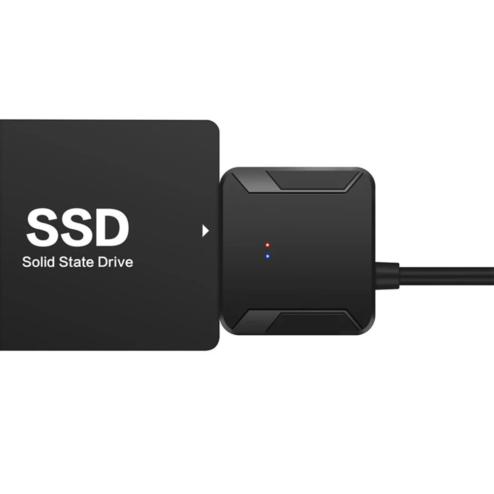 

Converter Cable 2.5 Inch SSD Universal Adapter High Speed 5gbps Data Transfer Portable External Disk Black