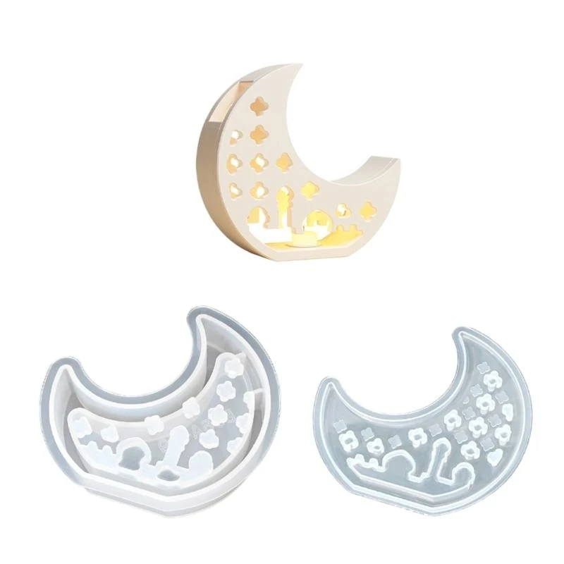 Creative Keyring Castes Mould Sturdy Silicone House Shpe Stylish Mould for Customes Name Craft Supplies Daily Use