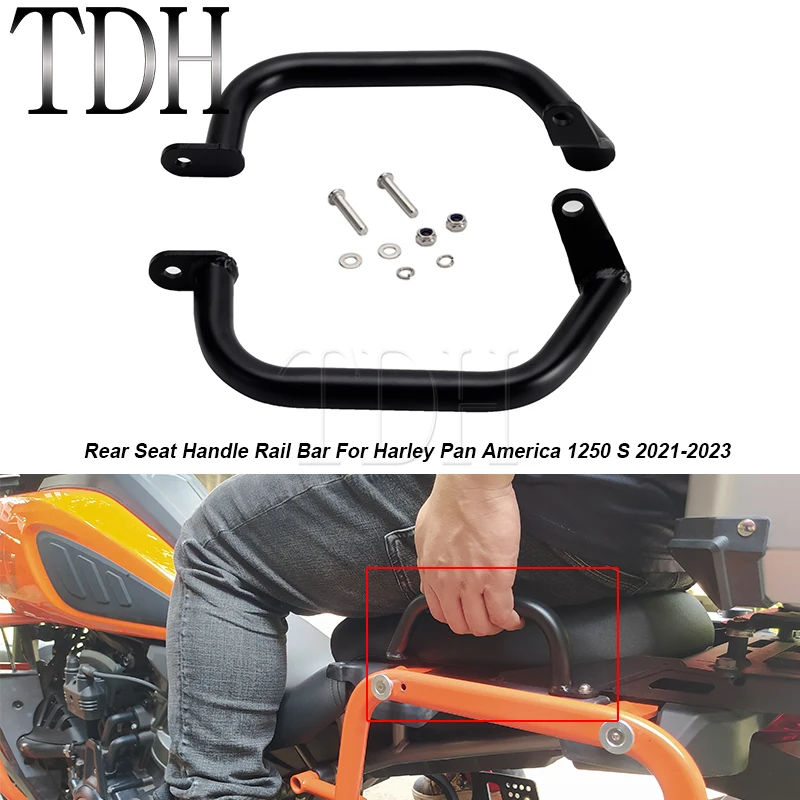 

For Harley Pan America 1250 S Motorcycle Passenger Rear Grab Handle Side Seat Hand Handle Grab Bar Rail RA1250 RA1250S 2021-2024